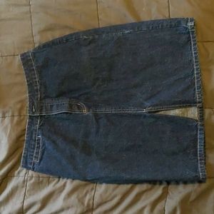 Gap mid-length jean skirt size 6